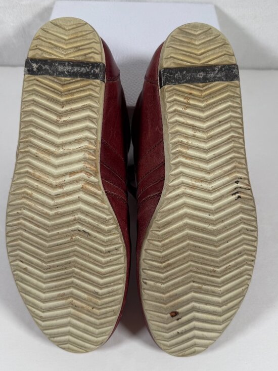 VTG Dolce and Gabbana Sneakers Men Size 7 Burgundy Lace Up Low Top CS1047 Y2K main image 9